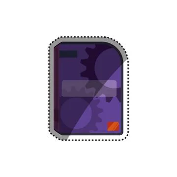 Software computer box Stock Illustration