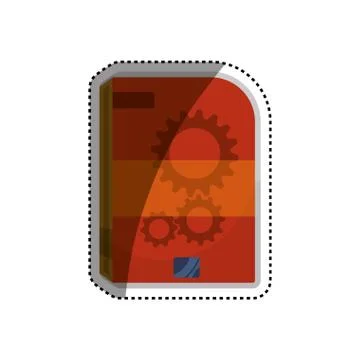 Software computer box Stock Illustration