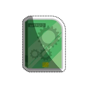 Software computer box Stock Illustration