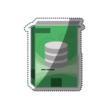 Software computer box Stock Illustration