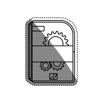 Software computer box Stock Illustration