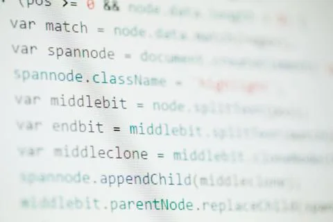 Software computer programming code background Stock Photos