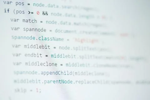 Software computer programming code background 스톡 사진