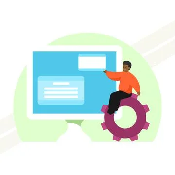 Software-creation Stock Illustration