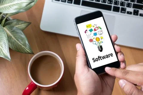 Software Data Digital Programs System Technology computer Stock Photos