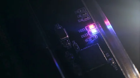 Software data saving from computer to USB HDD 動画素材 75046332