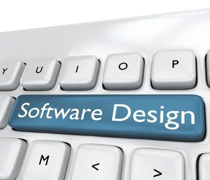 Software Design concept 스톡 일러스트