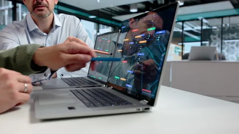 Software Developer And Designer Collaborate 스톡 동영상 346327308