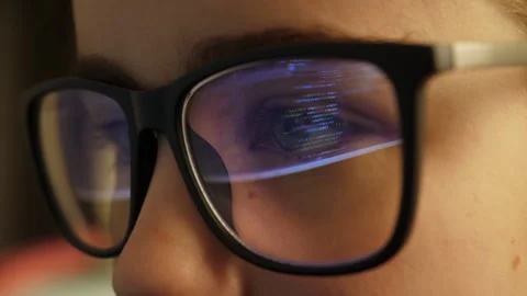 Software Developer, Artificial Intelligence and Programming. Coding Encrypt.. Video stock 308044740