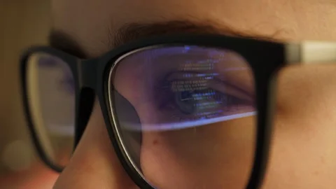 Software Developer, Artificial Intelligence and Programming. Coding Encrypt.. Stock Footage 317254132