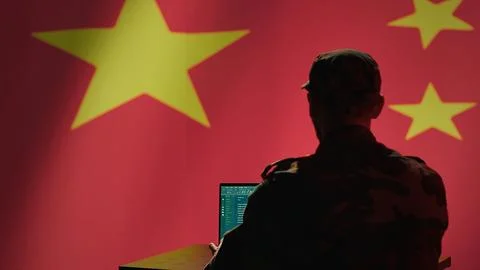 Software developer builds algorithms to spread CCP government socialist doctrine Foto stock