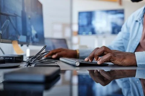 Software Developer Close Up Stock Photos