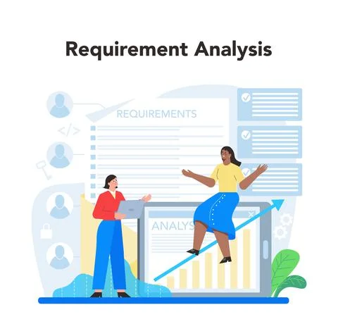 Software developer concept. Idea of programming and coding Stock Illustration