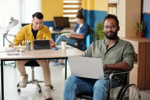 Software Developer with Disability Foto stock