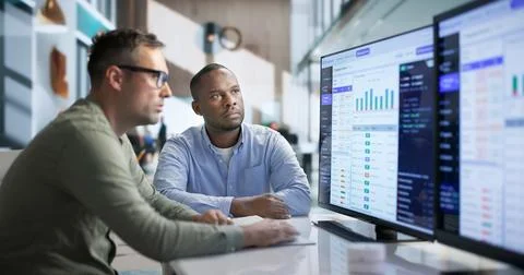 Software Developer Monitors API Gateway Traffic And Analyzes Logs Carefully. 스톡 사진