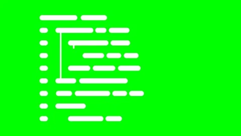 Software developer programming code. Abstract computer script code Alpha channel Stock Footage 268964403