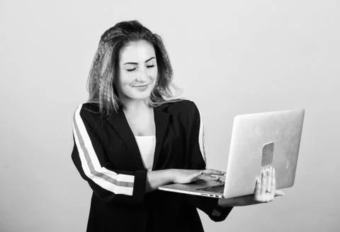 Software developer. Project manager. Job openings for junior developer. Surfing Foto stock