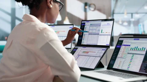 Software Developer Reviews API Gateway Logs Stock Footage 345315046