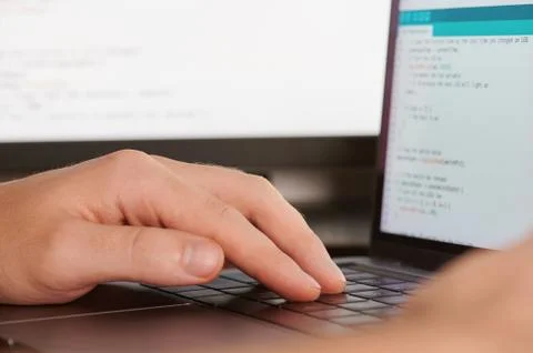 Software developer theme 스톡 사진