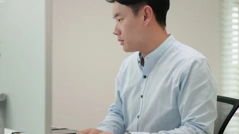 Software developer using generative AI automation code assistant help working Stock Footage 255720686