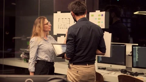 Software Developer Web Application Coding Programming.Programmer Coder Stock Footage 132793473