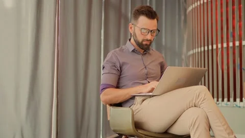 Software Developer Web Application Coding Programming.Programmer Coder Stock Footage 136499560