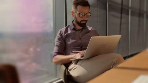 Software Developer Web Application Coding Programming.Programmer Coder Stock Footage 138676129