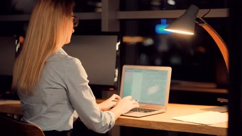 Software Developer Web Application Coding Programming.Programmer Coder Stock Footage 143710235