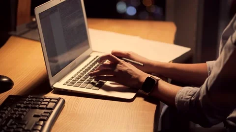 Software Developer Web Application Coding Programming.Programmer Coder Stock Footage 143710504