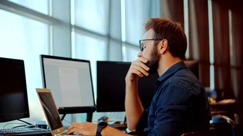 Software Developer Web Application Coding Programming.Programmer Coder Stock Footage 260928576