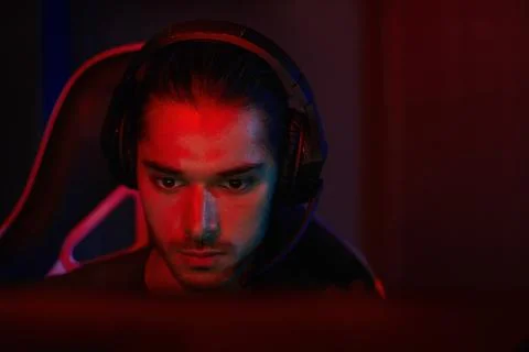 Software developer at work Foto stock