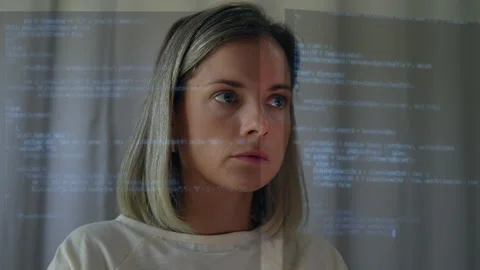 Software developer working on computer Stock Footage 279656554