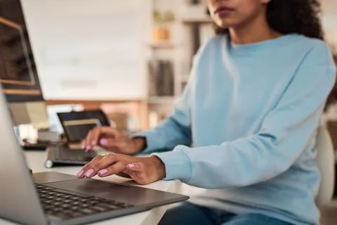 Software Developer Working on Laptop Stock Photos