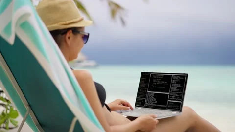 Software Developer Writing Computer Code Stock Footage 221260320