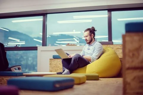 Software developer writing programming code 스톡 사진