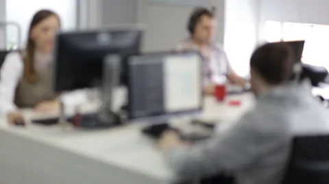 Software developers during the working process Stock Footage 56961970