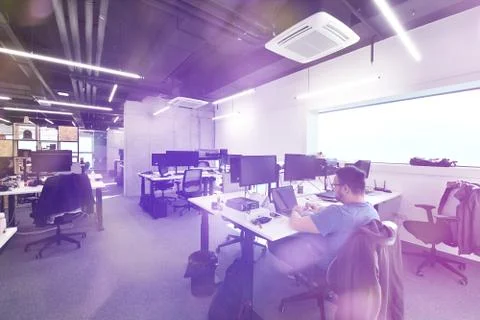 Software developers working at office Foto stock