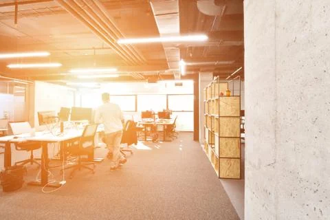 Software developers working at office Foto stock