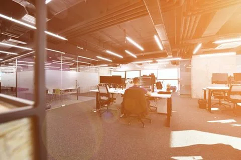 Software developers working at office software developers working everyday... Foto stock