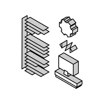 Software developing isometric icon vector illustration Stockillustratie