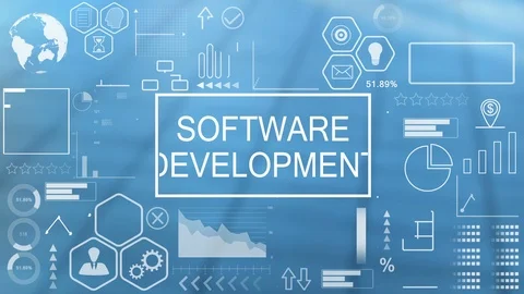 Software Development, Animated Typography Stock-Footage 116359266
