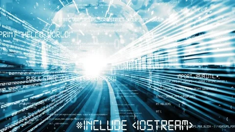 Software development, application programming code and tacit computer coding Stock Footage 168384423