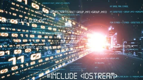 Software development, application programming code and tacit computer coding Stock Footage 169260336