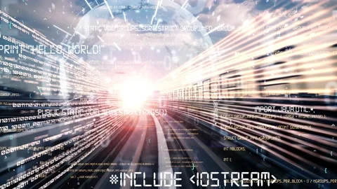 Software development, application programming code and tacit computer coding Stock Footage 169779794