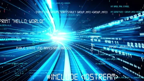Software development, application programming code and tacit computer coding Stock Footage 173358925