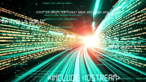 Software development, application programming code and tacit computer coding Stock Footage 181101111