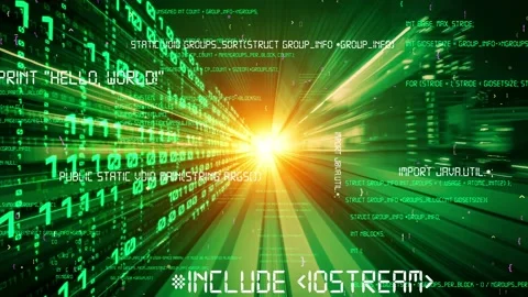 Software development, application programming code and tacit computer coding Stock Footage 194959928