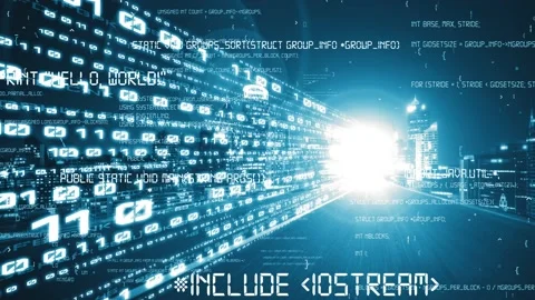 Software development, application programming code and tacit computer coding Stock Footage 195872172