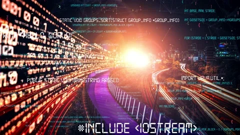 Software development, application programming code and tacit computer coding Stock Footage 197587255