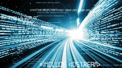 Software development, application programming code and tacit computer coding Stock Footage 205016034